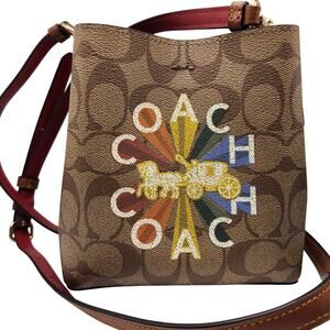 Authenticated Coach Mini Town Bucket Bag